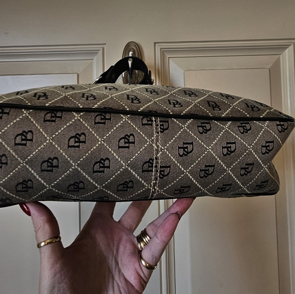 Dooney and Bourke Vintage Monogram Baguette Sh. Bag - Picture 9 of 12
